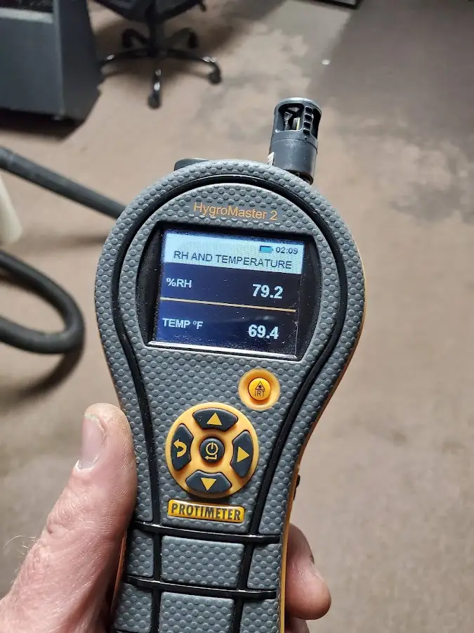 Moisture meter humidity assessment for Fire & Smoke Damage Restoration in Key West